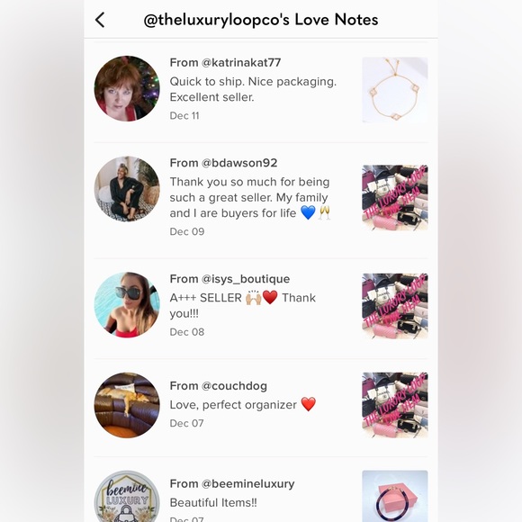 💞 Love Notes and reviews 💞 - Picture 5 of 13